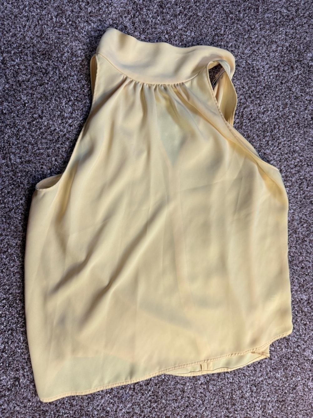 Babaton Light Yellow Halter-Neck Camisole